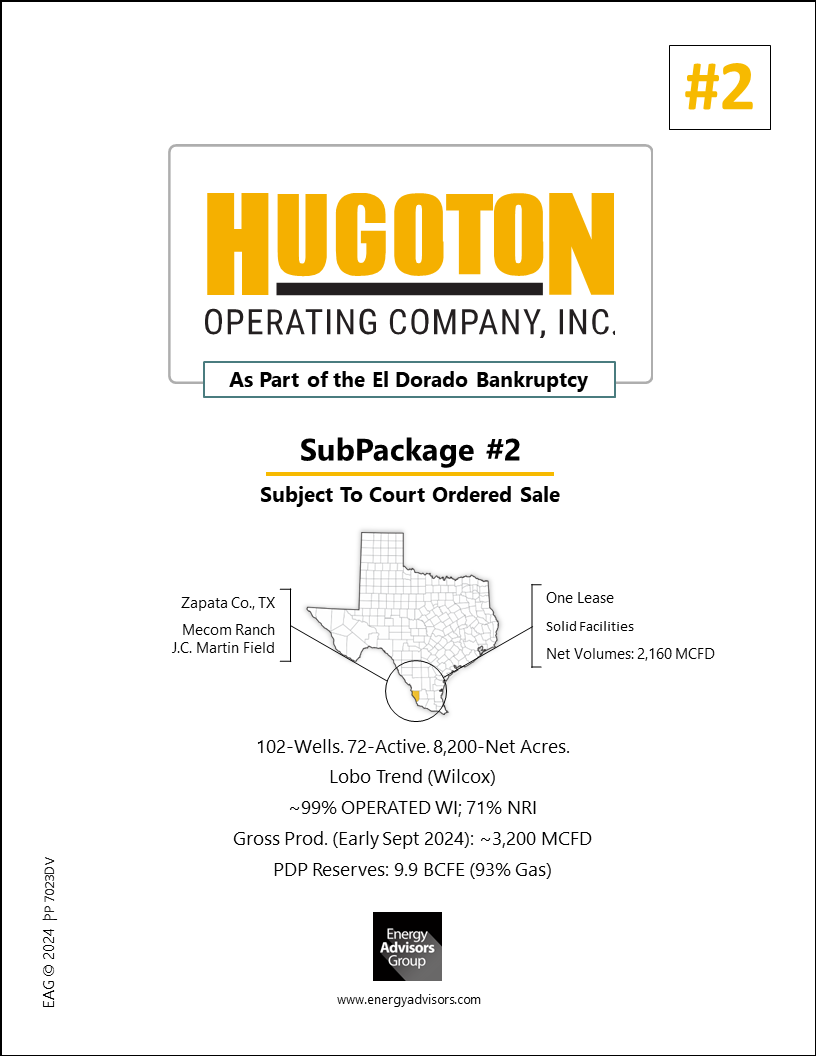 EL DORADO/HUGOTON SUB PKG #2 - Energy Advisors Group EL DORADO/HUGOTON SUB PKG #2